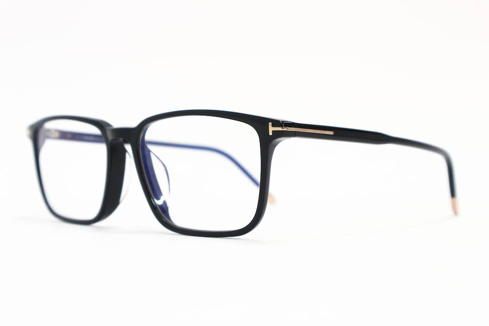 トムフォード メガネ ブルーライトカット レンズ付き 伊達メガネ クリア サングラス Ft5607-f-b 001 TOM FORD Tomford  Tf5607-f-b Ft5607fb Tf5607fb メンズ スクエア ウェリントン型 アジアンフィットモデル サングラスドッグ トムフォード  ブルーカット UVカット ...